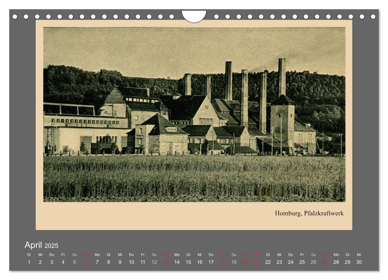 Bild: 9783435556816 | Saarland - vunn domols (frieher), Industrieanlagen (Wandkalender...