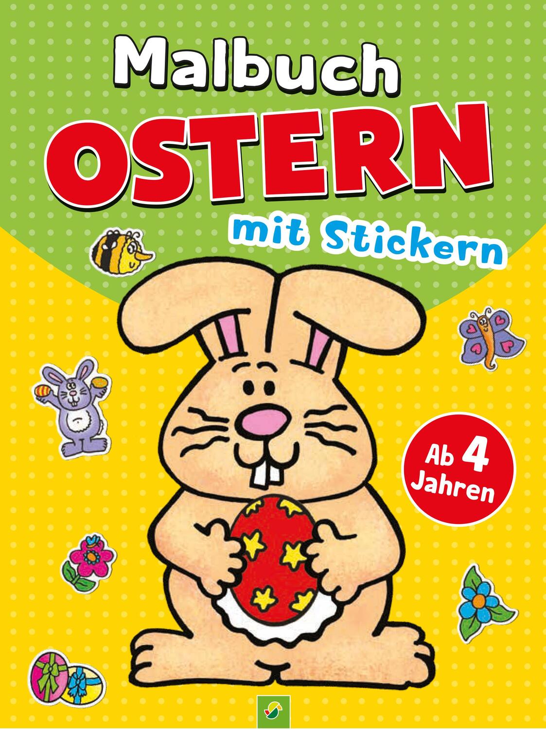 Cover: 9783867759441 | Malbuch Ostern mit Stickern | Schwager &amp; Steinlein Verlag | Buch
