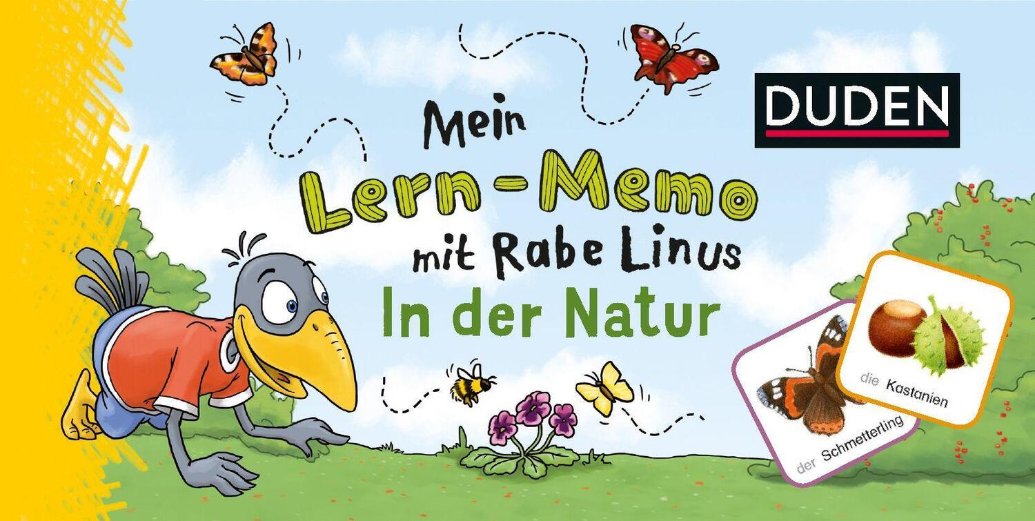 Cover: 9783411727889 | Mein Lern-Memo mit Rabe Linus - In der Natur | Dorothee Raab | Spiel