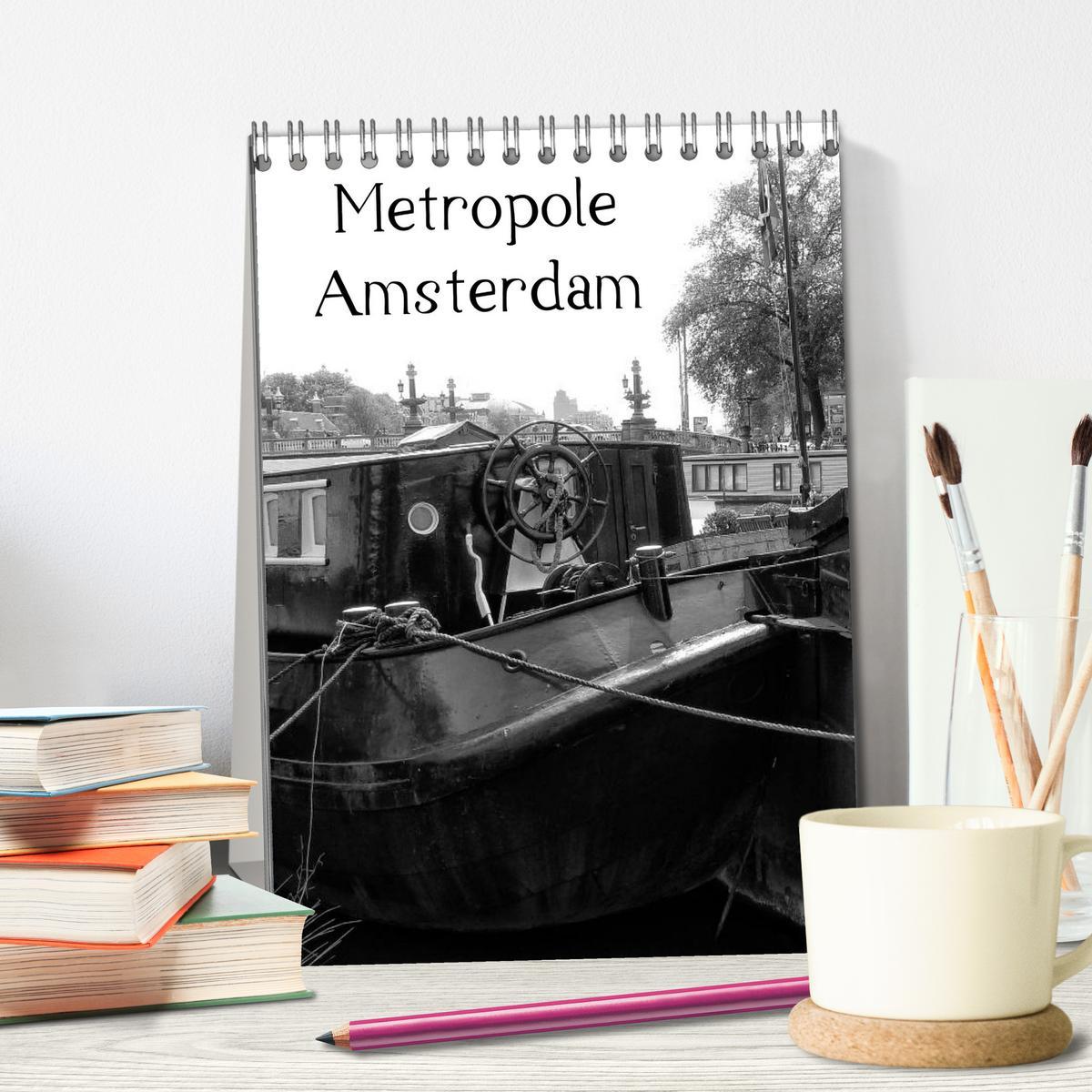 Bild: 9783457043318 | Metropole Amsterdam (Tischkalender 2025 DIN A5 hoch), CALVENDO...