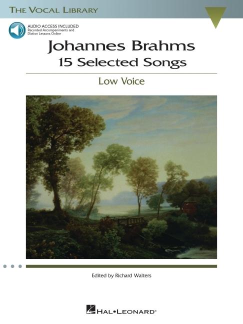 Cover: 9781423446644 | Johannes Brahms: 15 Selected Songs - Low Voice (Book/Online Audio)