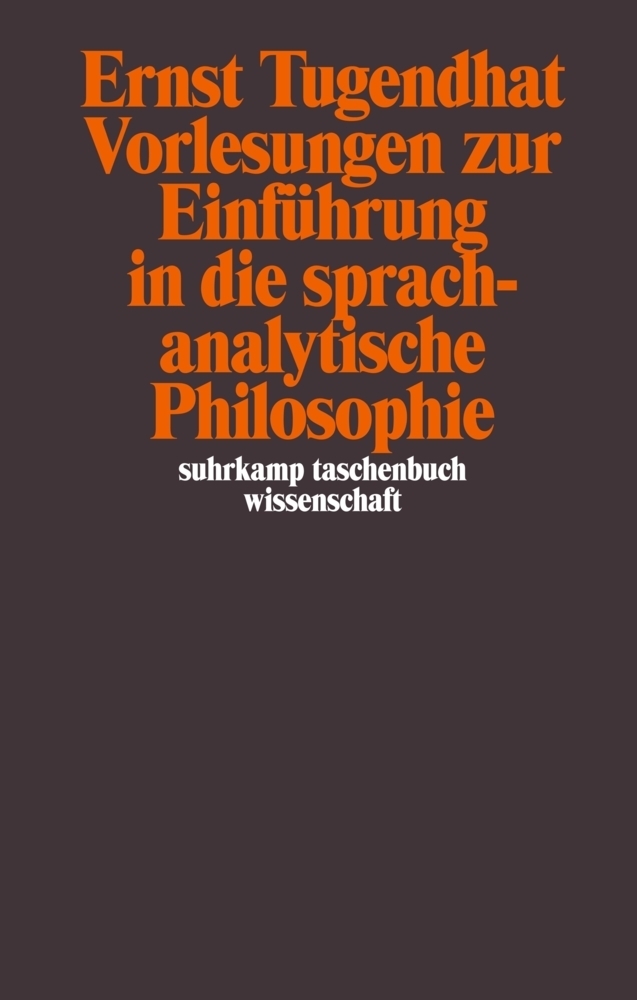 Cover: 9783518276457 | Vorlesungen zur Einführung in die sprachanalytische Philosophie | Buch