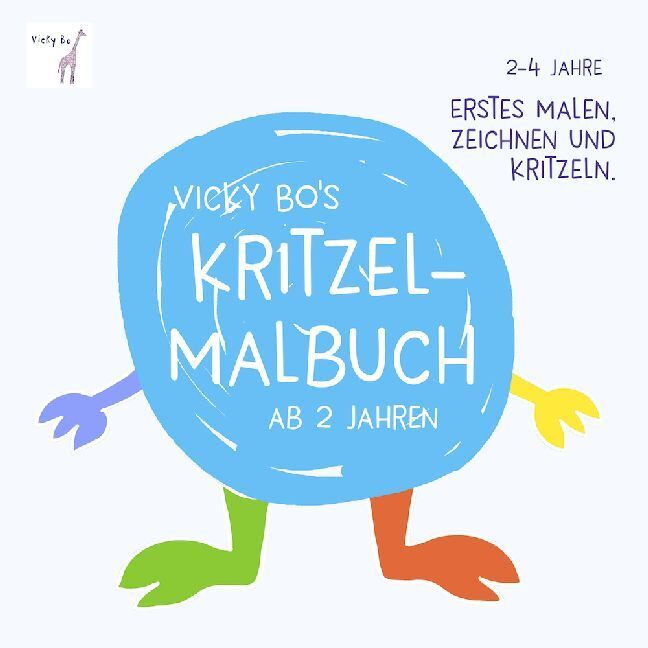 Cover: 9783944956350 | Kritzel-Malbuch ab 2 Jahre | Malbuch | Vicky Bo | Broschüre | 36 S.