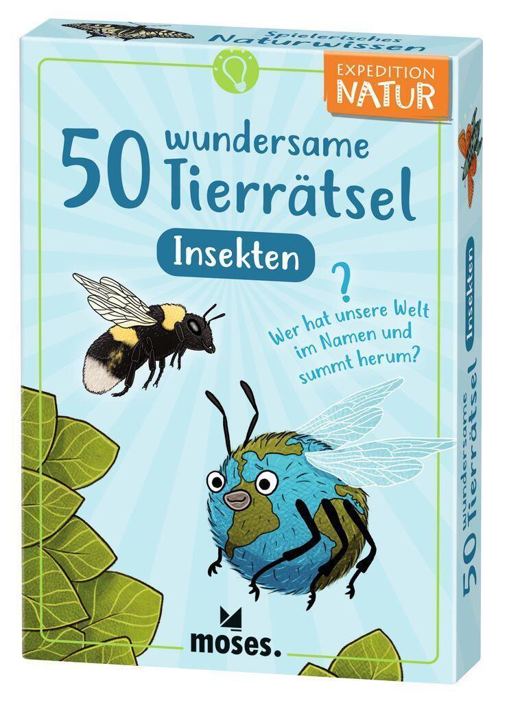 Cover: 4033477098238 | 50 wundersame Tierrätsel - Insekten | Inga Marie Ramcke | Box | 2021