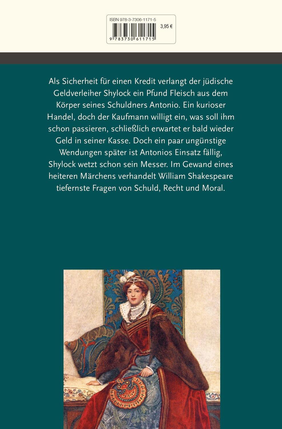 Bild: 9783730611715 | Der Kaufmann von Venedig | William Shakespeare | Buch | 96 S. | 2022