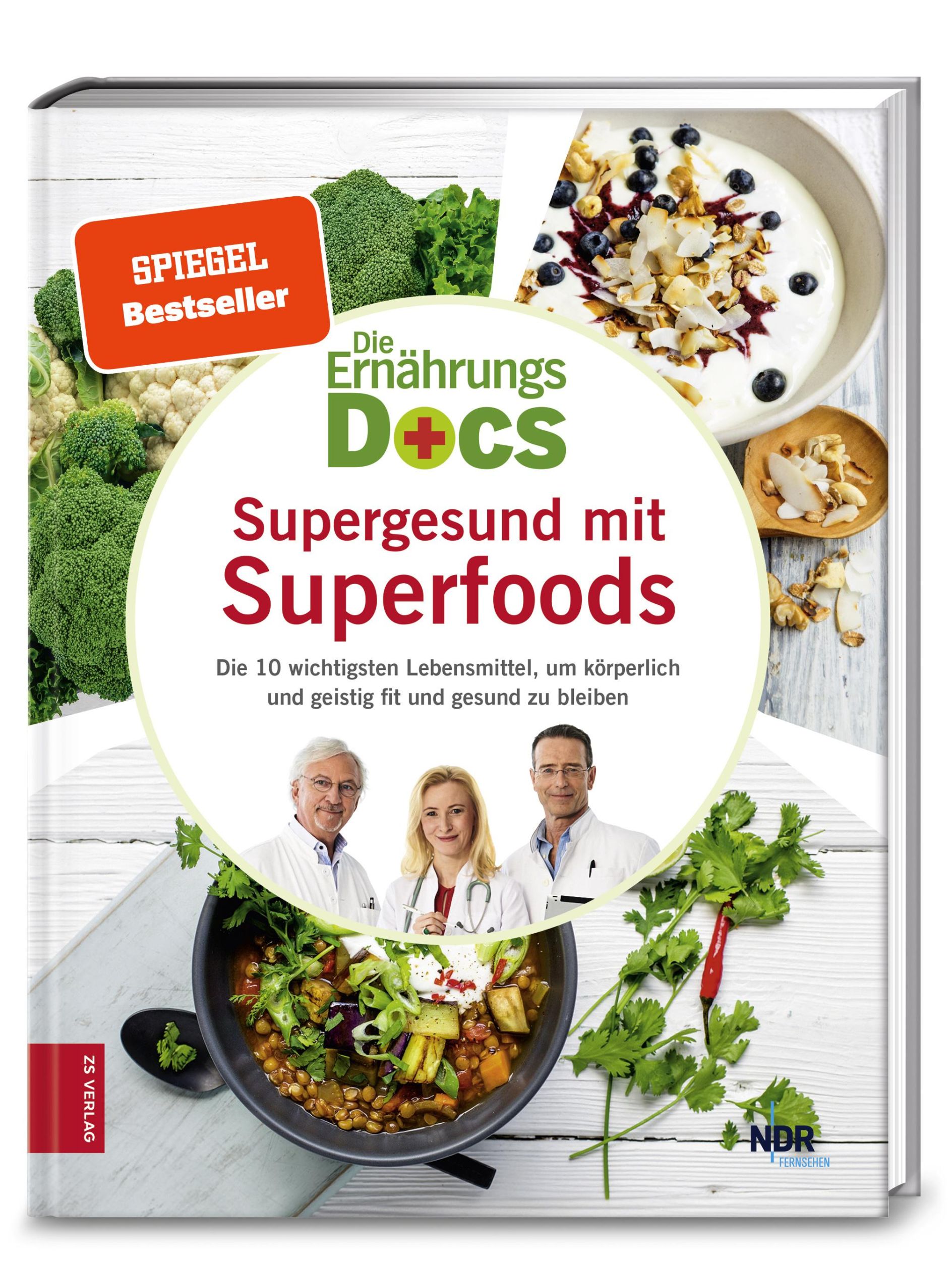 Cover: 9783898838849 | Die Ernährungs-Docs - Supergesund mit Superfoods | Riedl (u. a.) | ZS