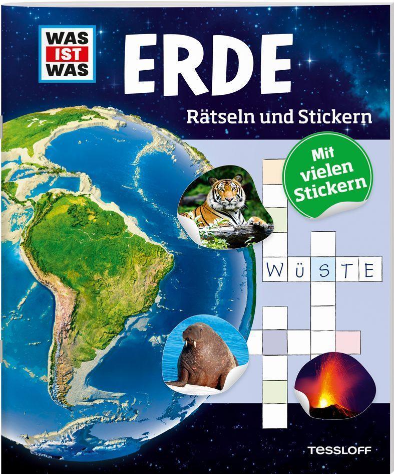 Cover: 9783788621704 | WAS IST WAS Rätseln und Stickern: Erde | Anja Kunze | Taschenbuch