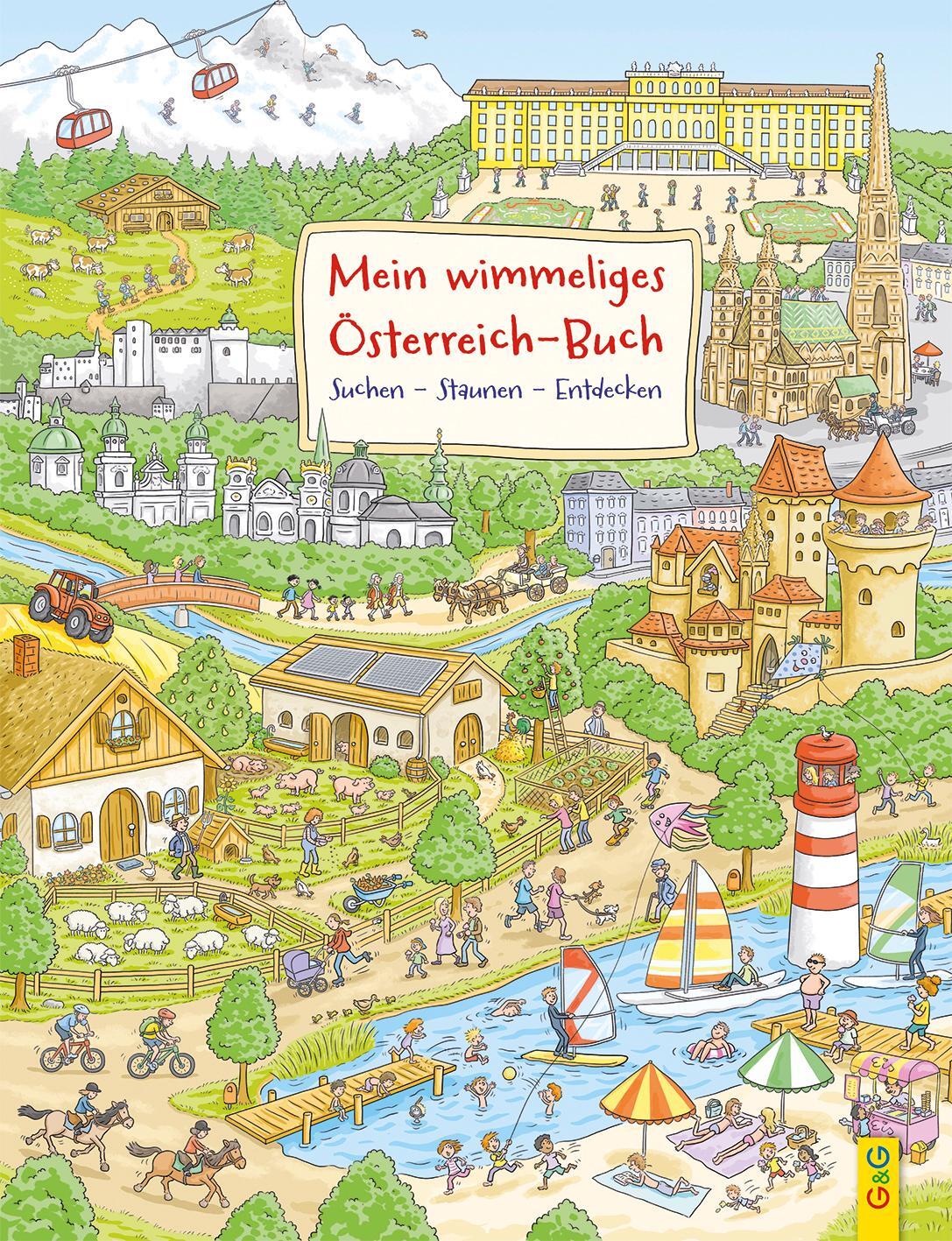 Cover: 9783707425796 | Mein wimmeliges Österreich-Buch | Suchen - Staunen - Entdecken | Buch