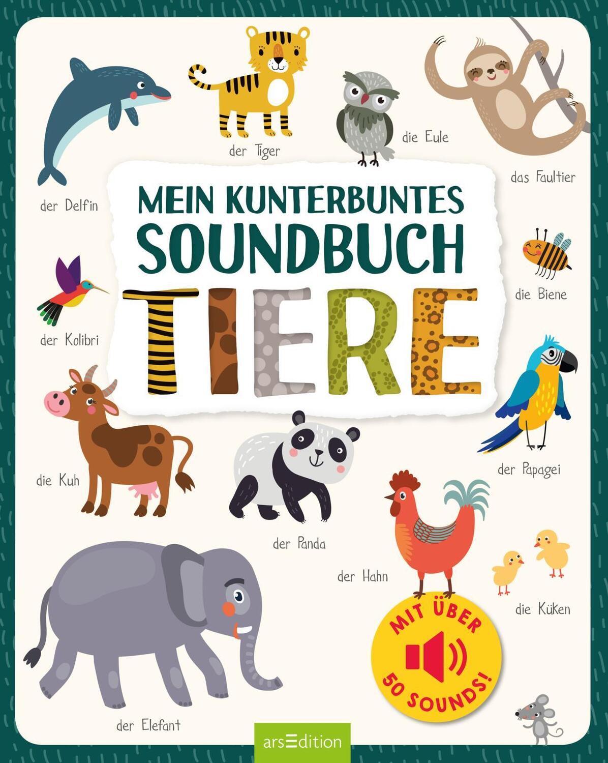 Bild: 9783845833927 | Mein kunterbuntes Soundbuch - Tiere | Mit über 50 Sounds | Buch | 2019