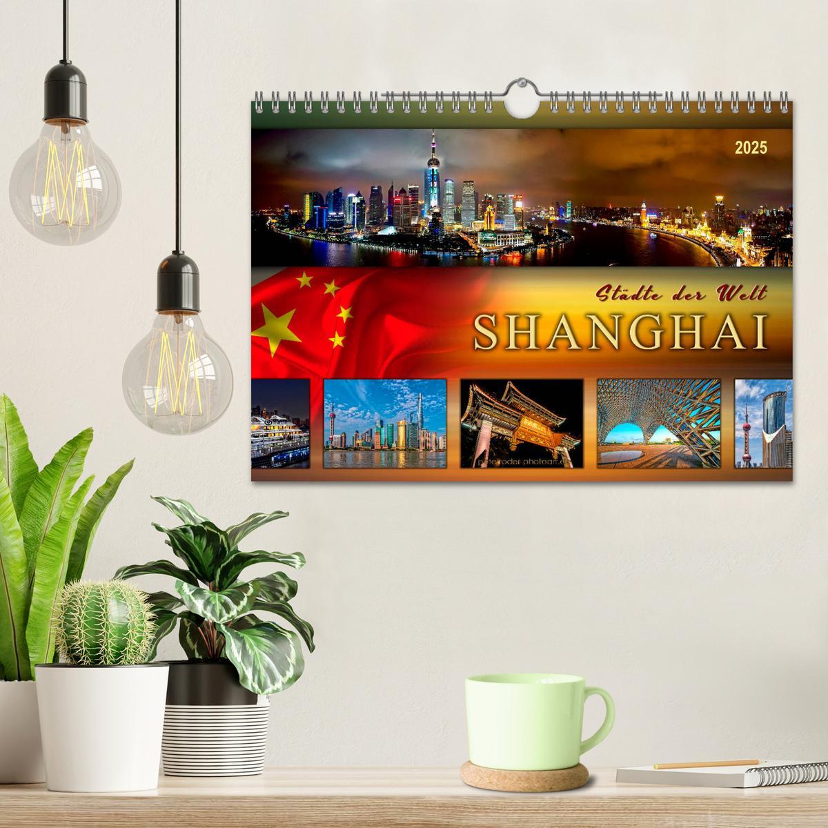 Bild: 9783435439218 | Städte der Welt - Shanghai (Wandkalender 2025 DIN A4 quer),...