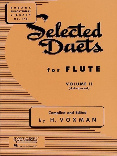 Cover: 73999709308 | Selected Duets for Flute | Volume 2 - Advanced | H. Voxman | Buch