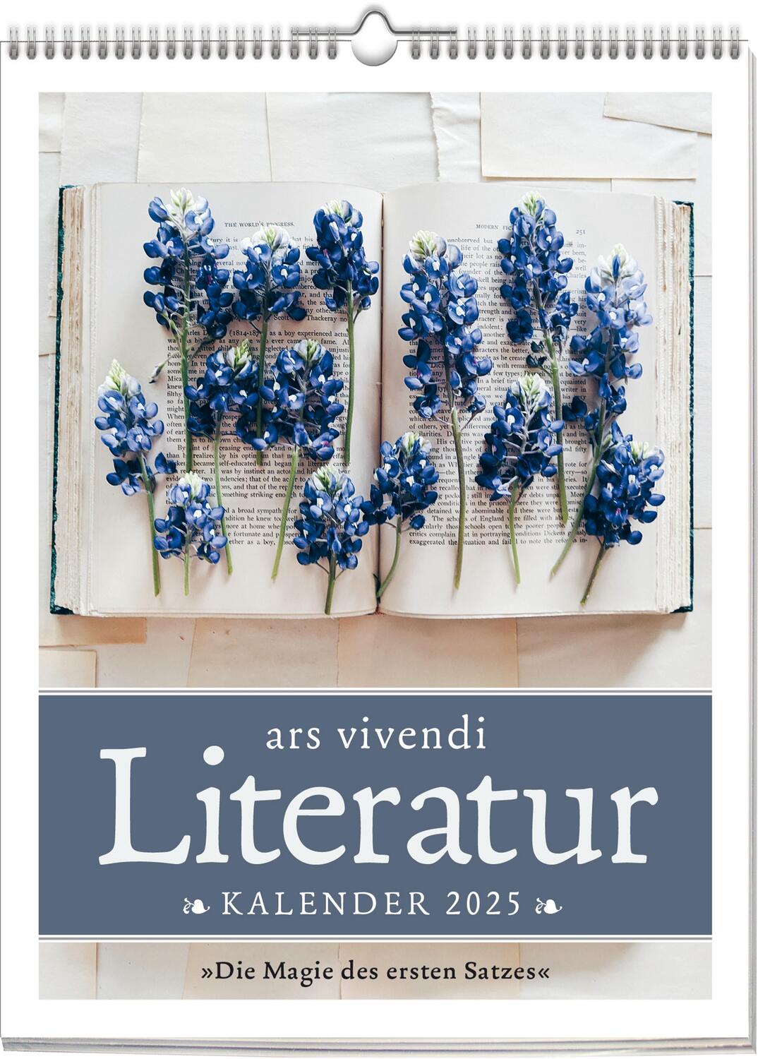 Cover: 9783747205662 | ars vivendi Literatur Kalender 2025 | Wochenkalender | verlag | 53 S.