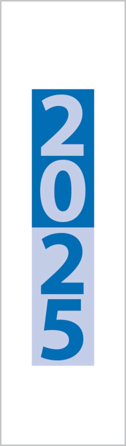 Cover: 9783731882749 | Streifenplaner Mini Blau 2025 | Verlag Korsch | Kalender | 13 S.