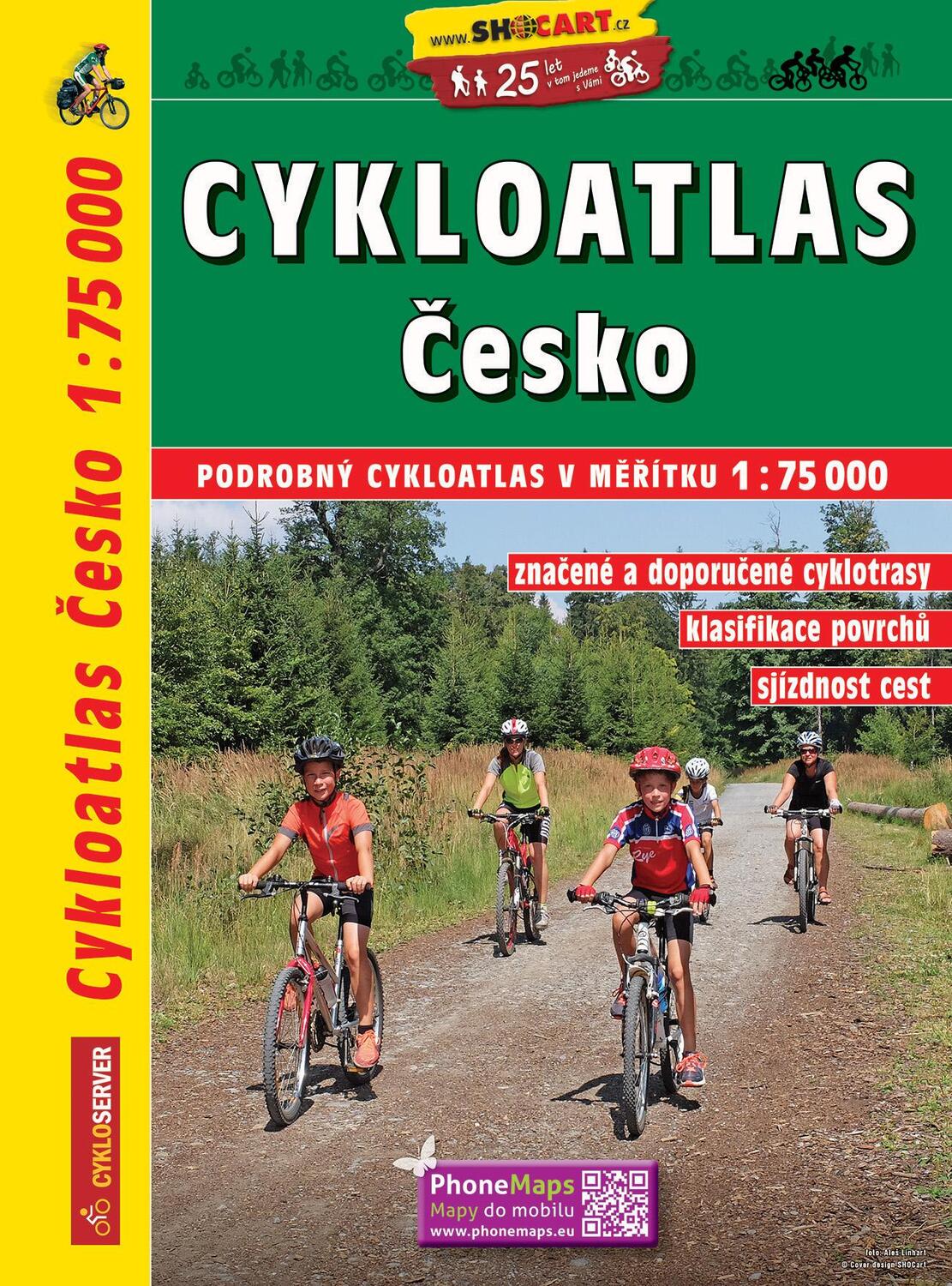 Cover: 9788072246267 | Cesko Cykloatlas 1:75.000 A4 | Shocart Radatlas | Taschenbuch | 2014