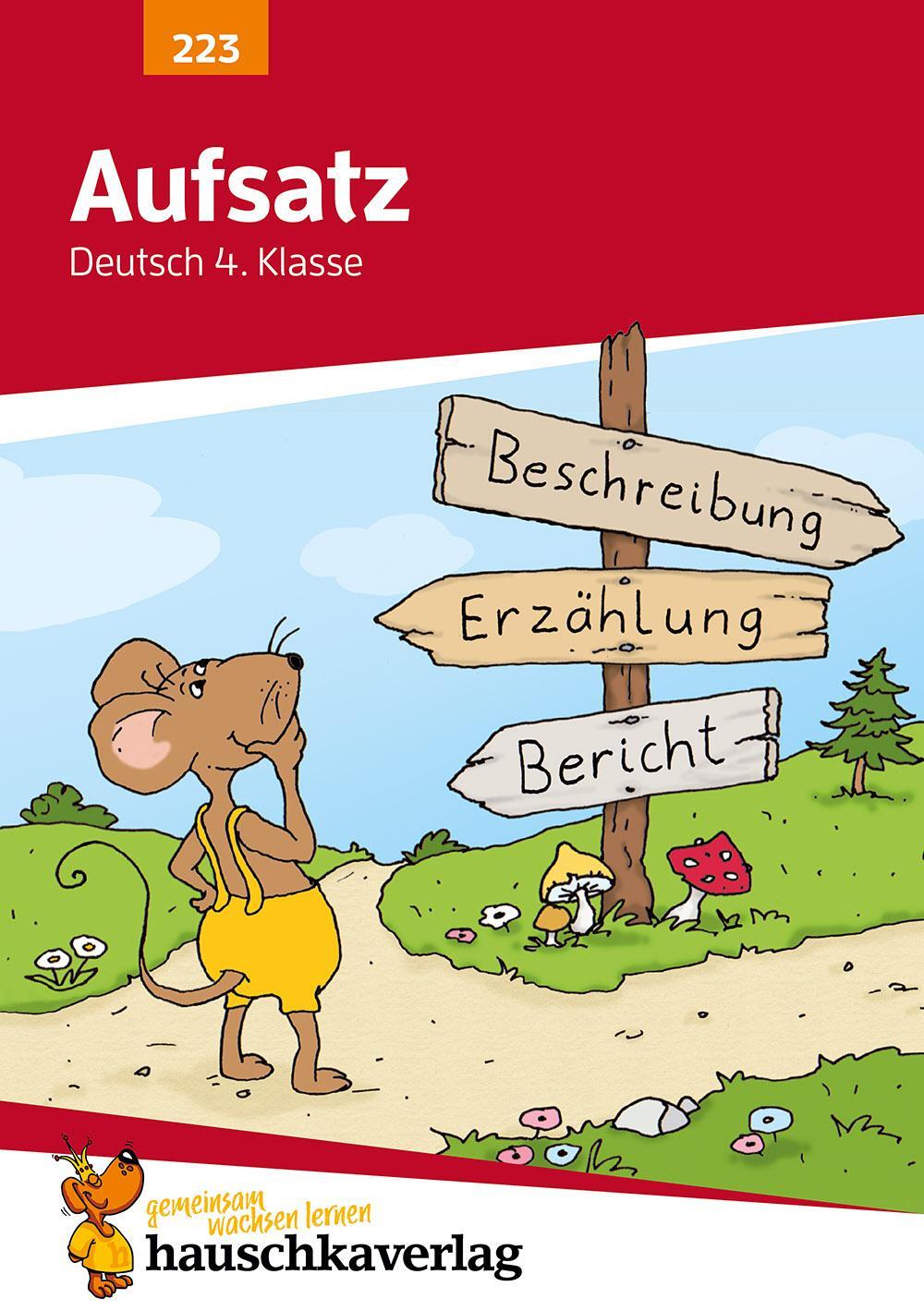 Cover: 9783881002233 | Aufsatz Deutsch 4. Klasse | Gerhard Widmann | Broschüre | Deutsch