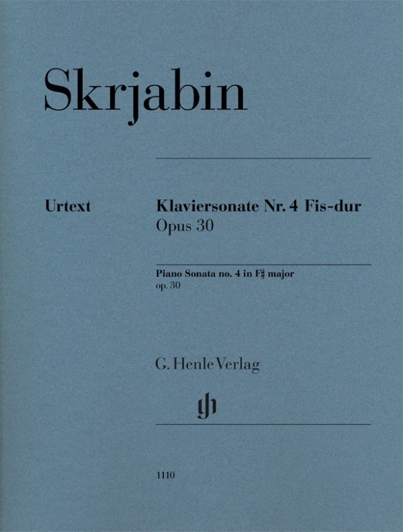 Cover: 9790201811109 | Skrjabin, Alexander - Klaviersonate Nr. 4 Fis-dur op. 30 | Skrjabin