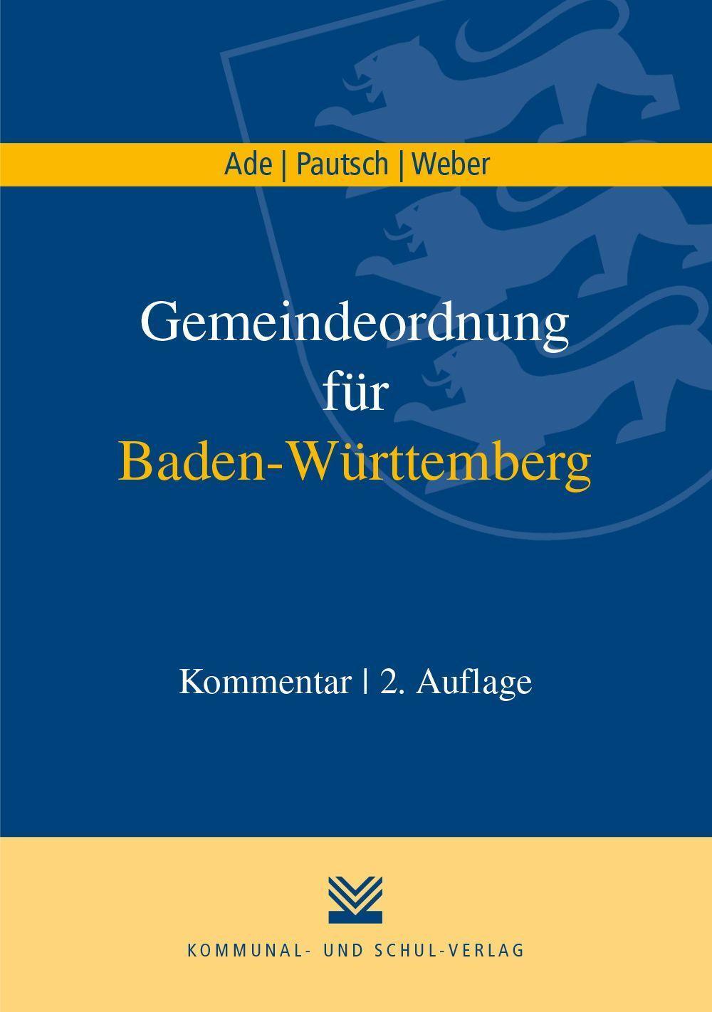 Cover: 9783829317542 | Gemeindeordnung für Baden-Württemberg | Kommentar | Klaus Ade (u. a.)