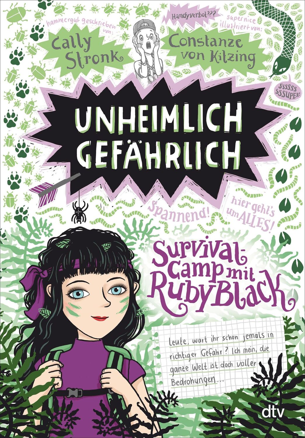 Cover: 9783423763417 | Unheimlich gefährlich - Survivalcamp mit Ruby Black | Cally Stronk