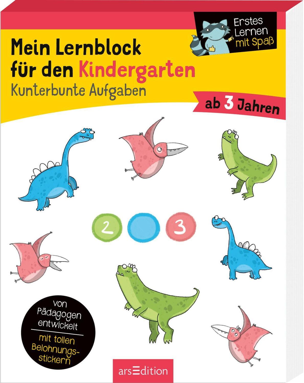 Cover: 9783845848792 | Mein Lernblock für den Kindergarten - Kunterbunte Aufgaben | Lang