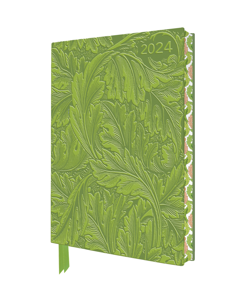 Cover: 9781804175101 | William Morris - Akanthus - Tischkalender 2024 | Flame Tree Publishing