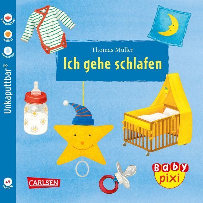 Cover: 9783551051530 | Baby Pixi (unkaputtbar) 51: Ich gehe schlafen | Thomas Müller | 2018