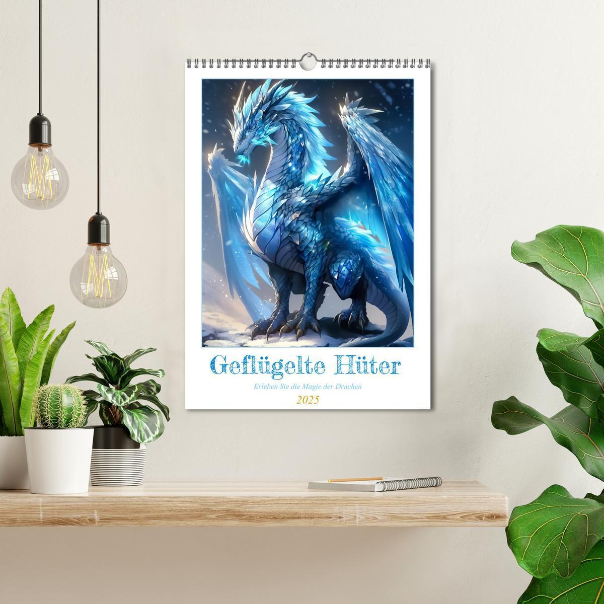 Bild: 9783435857258 | Geflügelte Hüter - Erleben Sie die Magie der Drachen (Wandkalender...