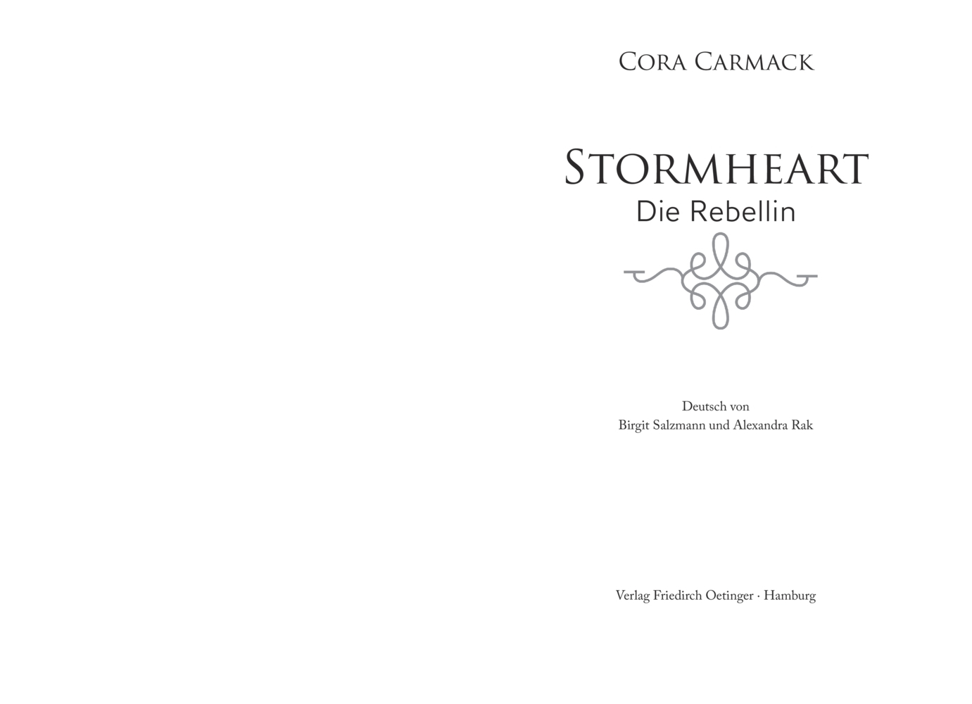 Bild: 9783789104053 | Stormheart 1. Die Rebellin | Cora Carmack | Buch | 464 S. | Deutsch