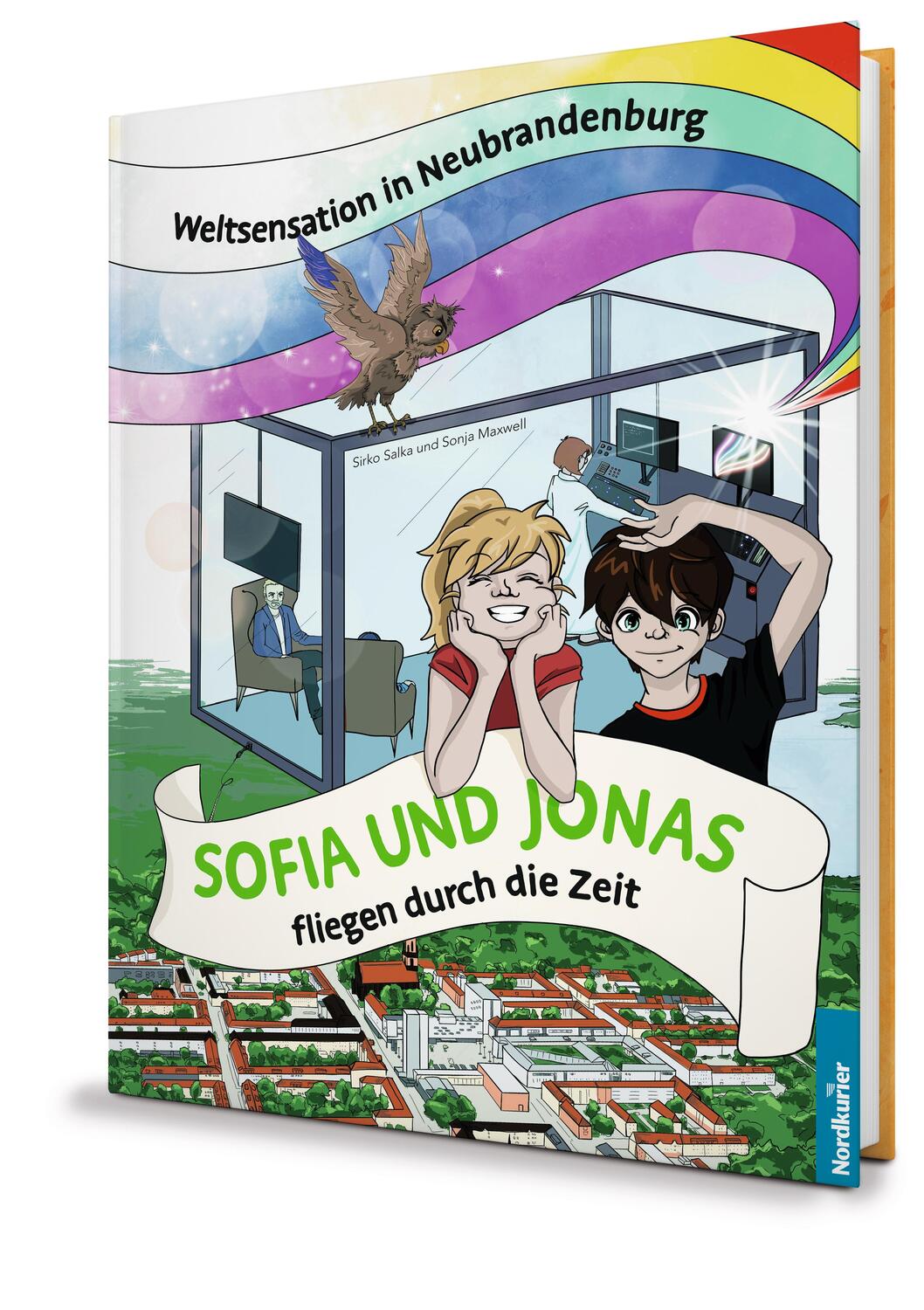 Cover: 9783946599708 | Sofia und Jonas fliegen durch die Zeit | Sirko Salka | Buch | Deutsch