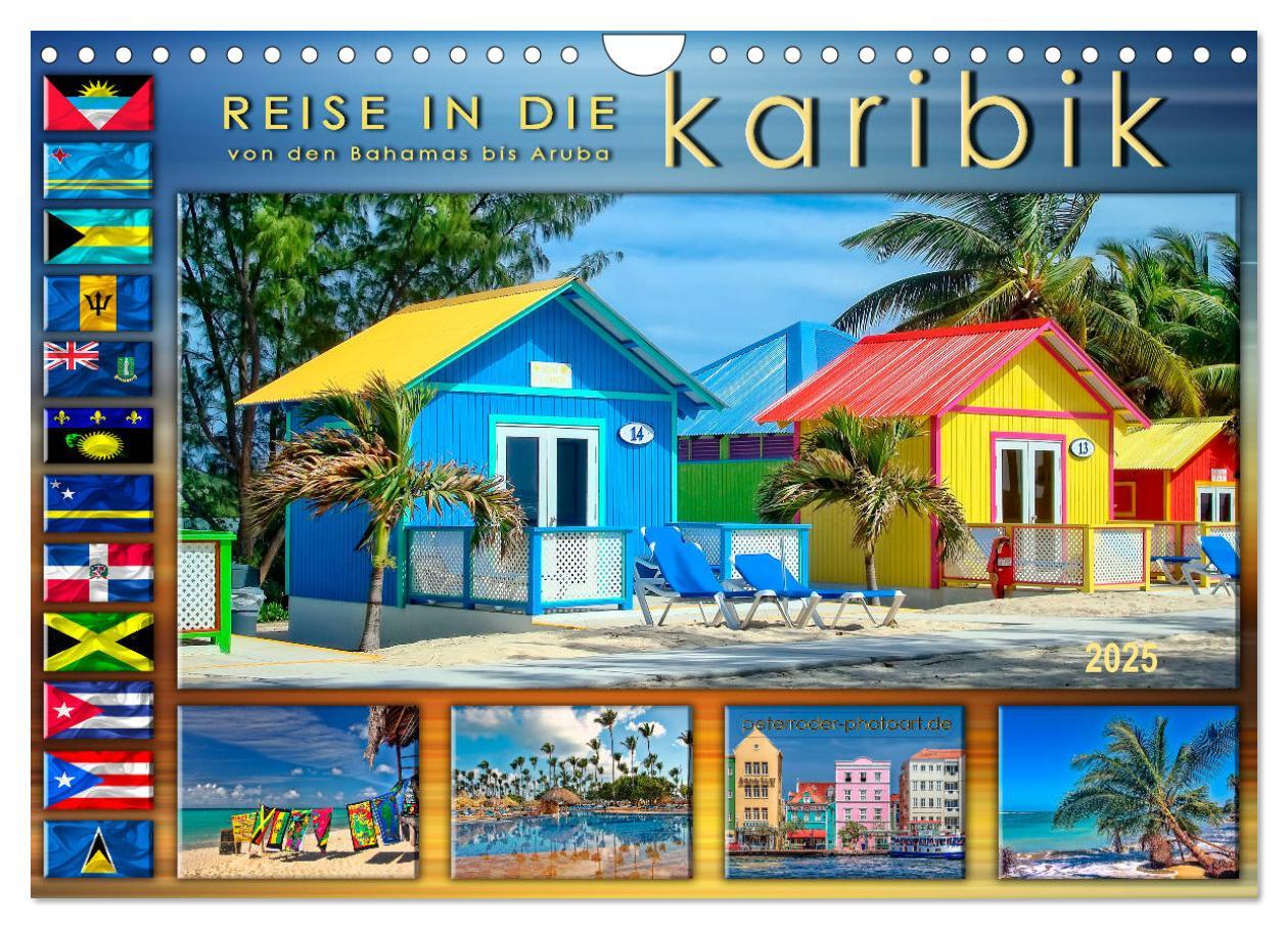 Cover: 9783435431465 | Reise in die Karibik - von den Bahamas bis Aruba (Wandkalender 2025...