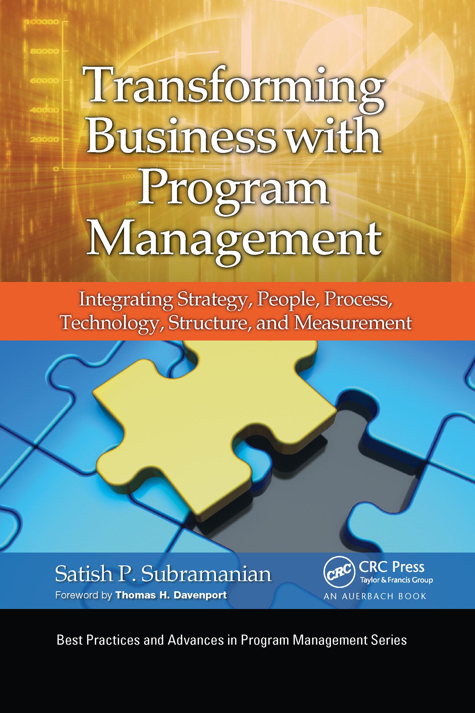 Cover: 9781032340159 | Transforming Business with Program Management | Satish P Subramanian