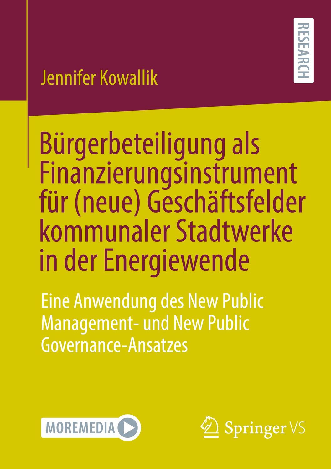 Cover: 9783658367718 | Bürgerbeteiligung als Finanzierungsinstrument für (neue)...