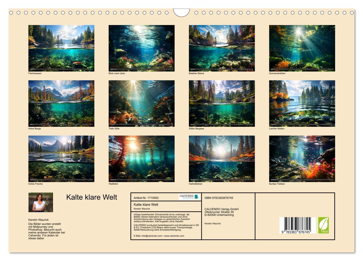 Bild: 9783383876745 | Kalte klare Welt (Wandkalender 2025 DIN A3 quer), CALVENDO...