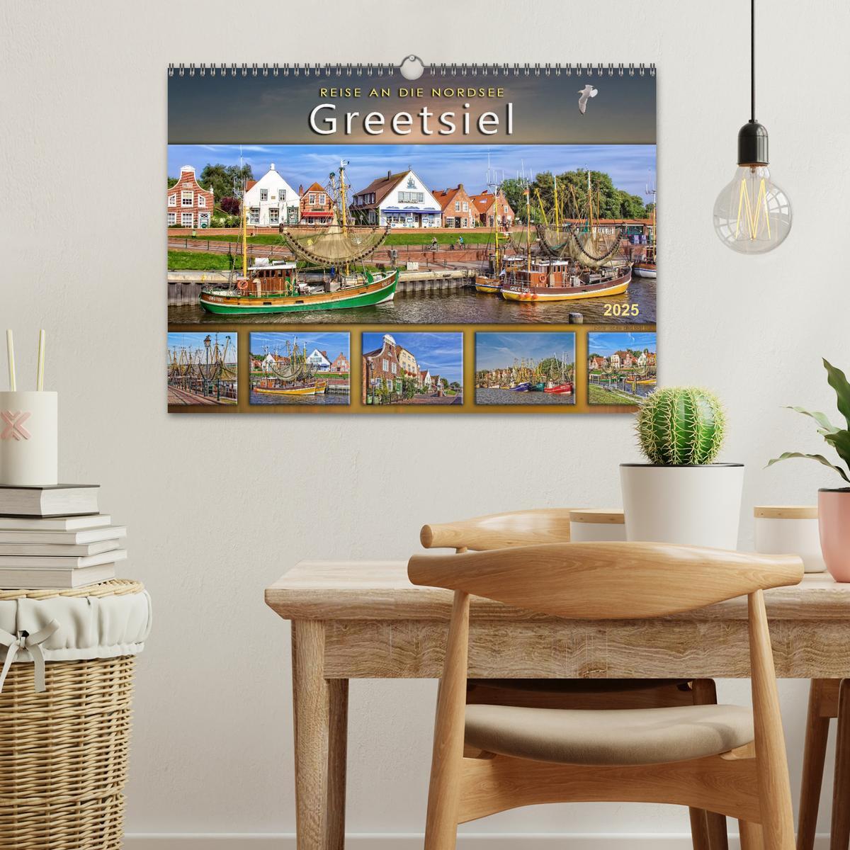 Bild: 9783435433568 | Reise an die Nordsee - Greetsiel (Wandkalender 2025 DIN A3 quer),...