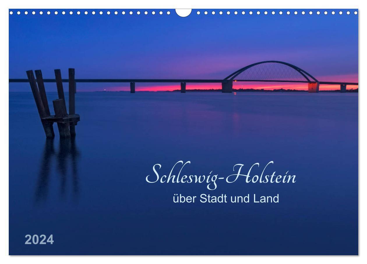 Cover: 9783383105494 | Schleswig-Holstein - über Stadt und Land (Wandkalender 2024 DIN A3...