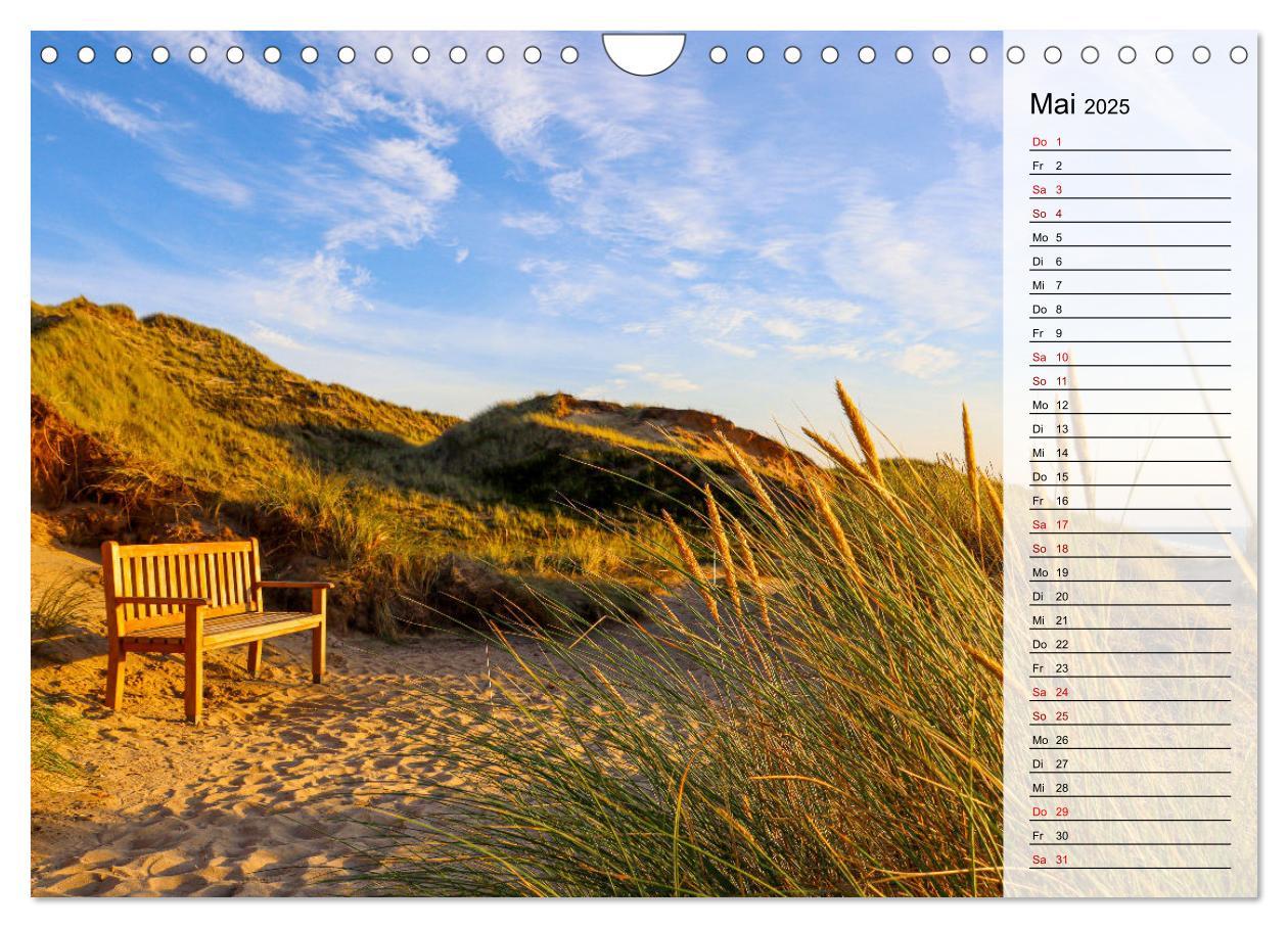 Bild: 9783383848353 | Sylt - Magie der Abendstunden (Wandkalender 2025 DIN A4 quer),...