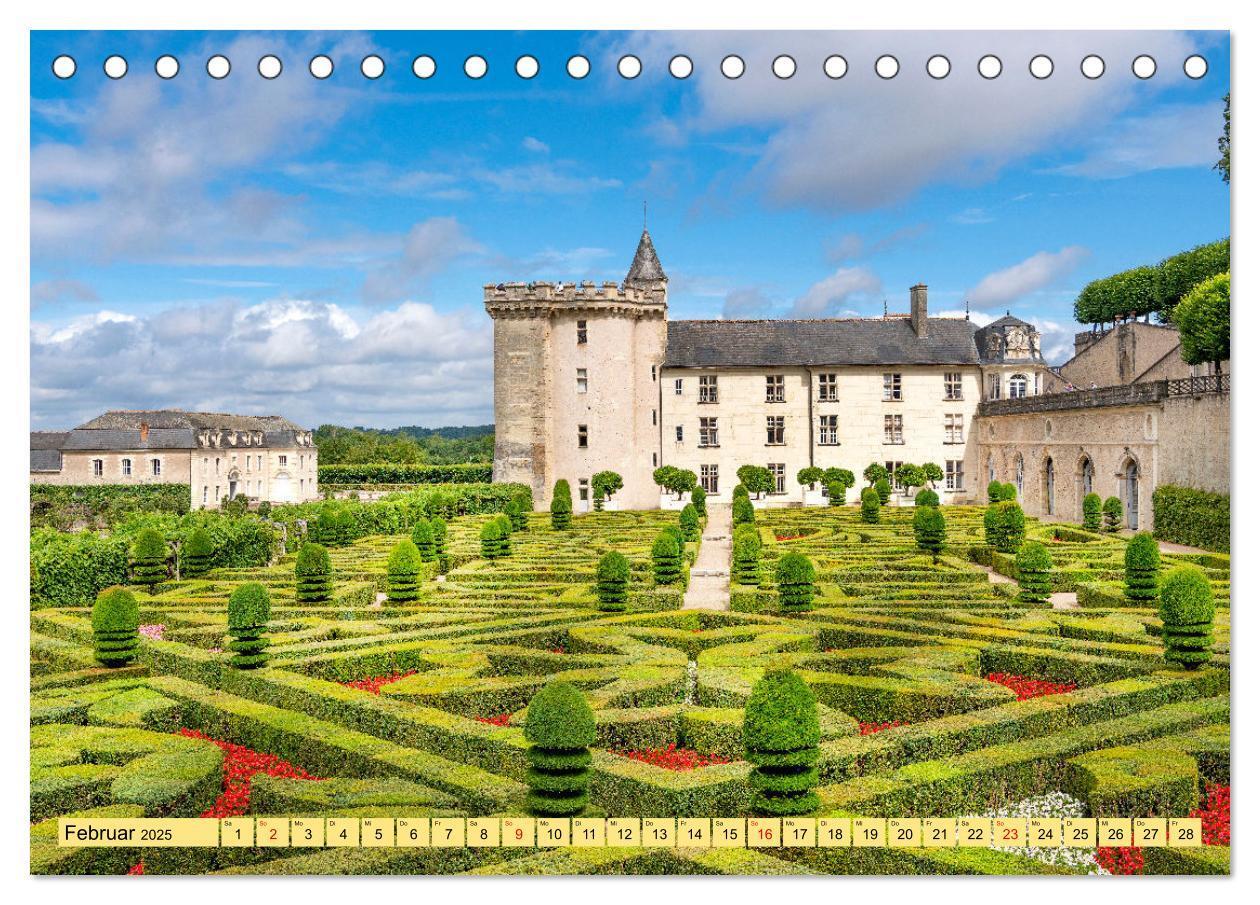 Bild: 9783383800429 | Châteaux. Im Tal der Loire (Tischkalender 2025 DIN A5 quer),...