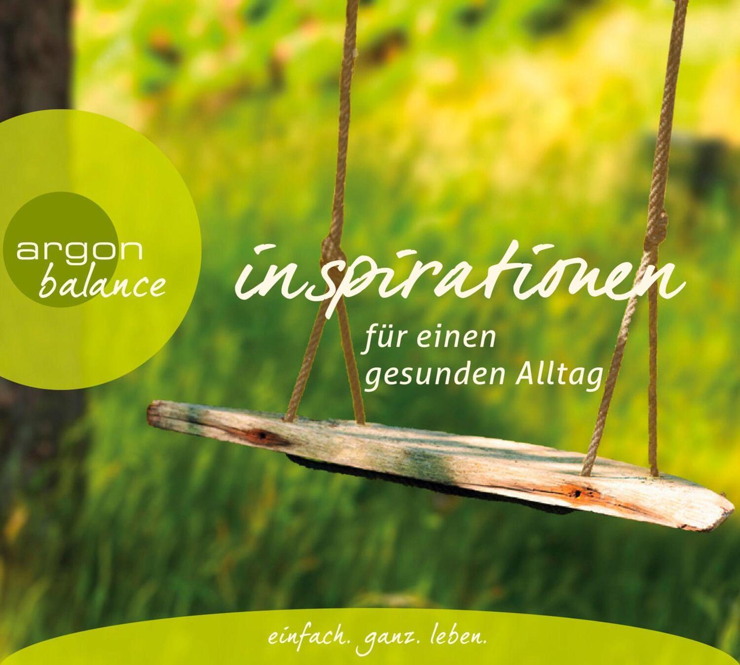 Cover: 9783839881620 | Inspirationen | Audio-CD | 142 Min. | Deutsch | 2018