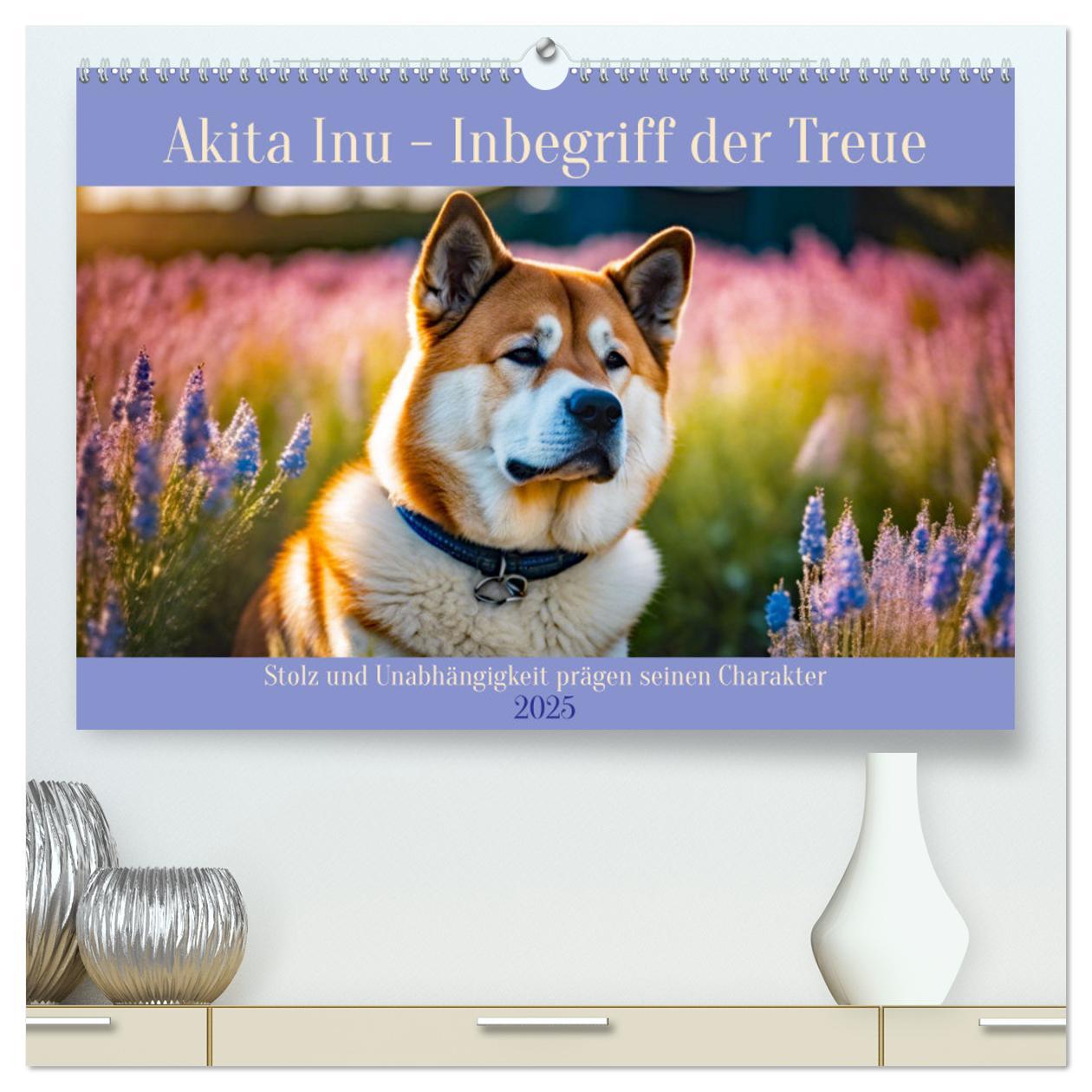 Cover: 9783457071755 | Akita Inu - Inbegriff der Treue (hochwertiger Premium Wandkalender...