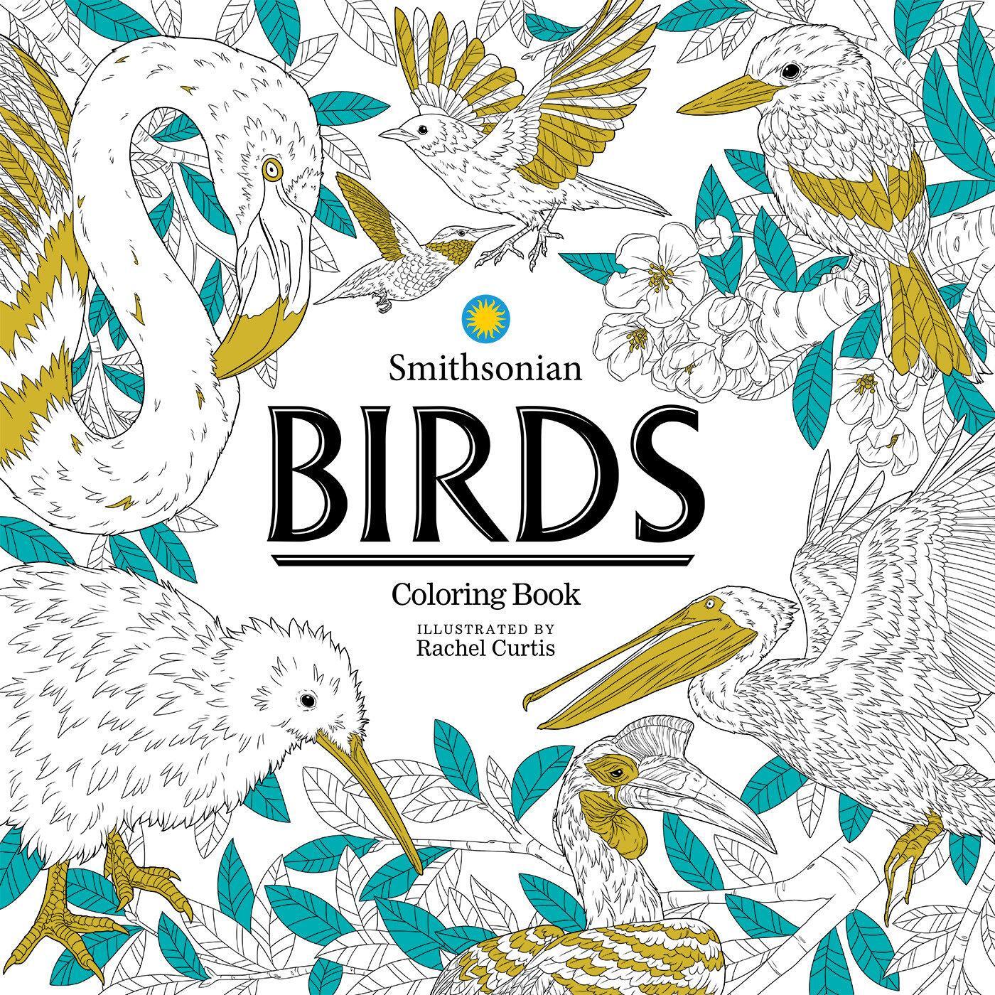Cover: 9781684058235 | Birds: A Smithsonian Coloring Book | Smithsonian Institution (u. a.)