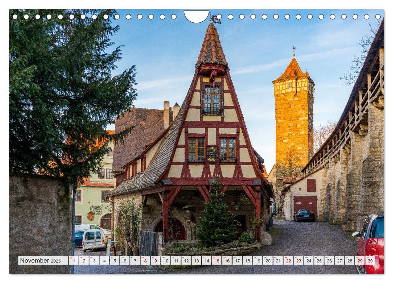 Bild: 9783383988332 | Ein Spaziergang durch Rothenburg ob der Tauber (Wandkalender 2025...