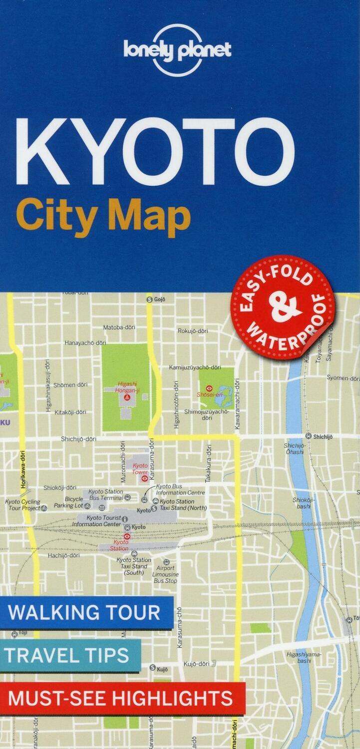 Cover: 9781786579126 | Kyoto City Map | Lonely Planet City Map | Stück | 2 S. | Englisch