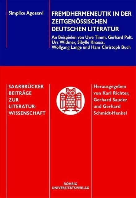 Cover: 9783861103394 | Fremdhermeneutik in der zeitgenössischen deutschen Literatur | Buch