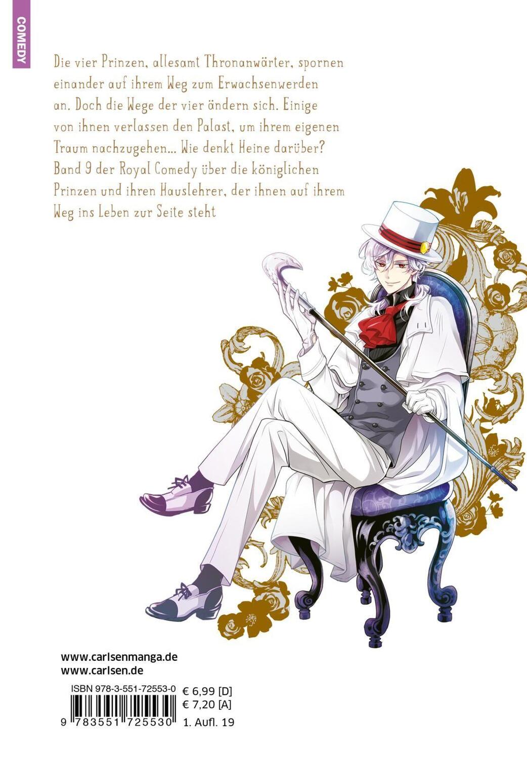 Rückseite: 9783551725530 | The Royal Tutor 9 | Higasa Akai | Taschenbuch | The Royal Tutor | 2019