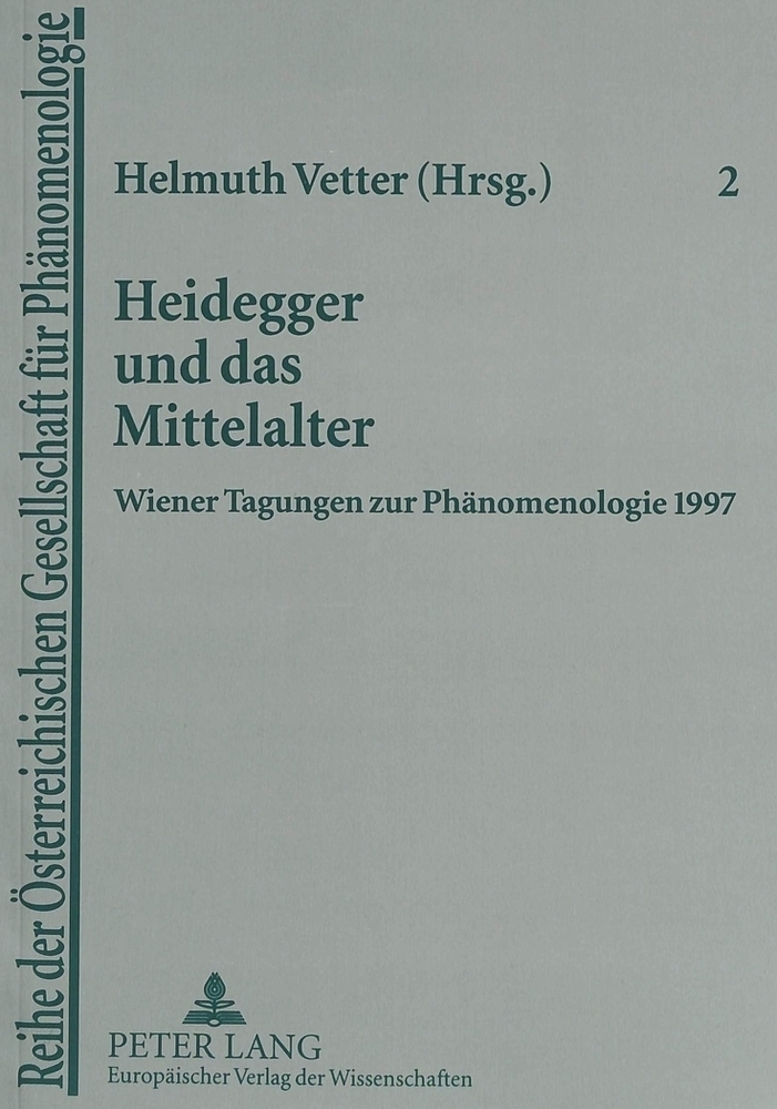 Cover: 9783631318607 | Heidegger und das Mittelalter | Helmuth Vetter | Taschenbuch | Deutsch