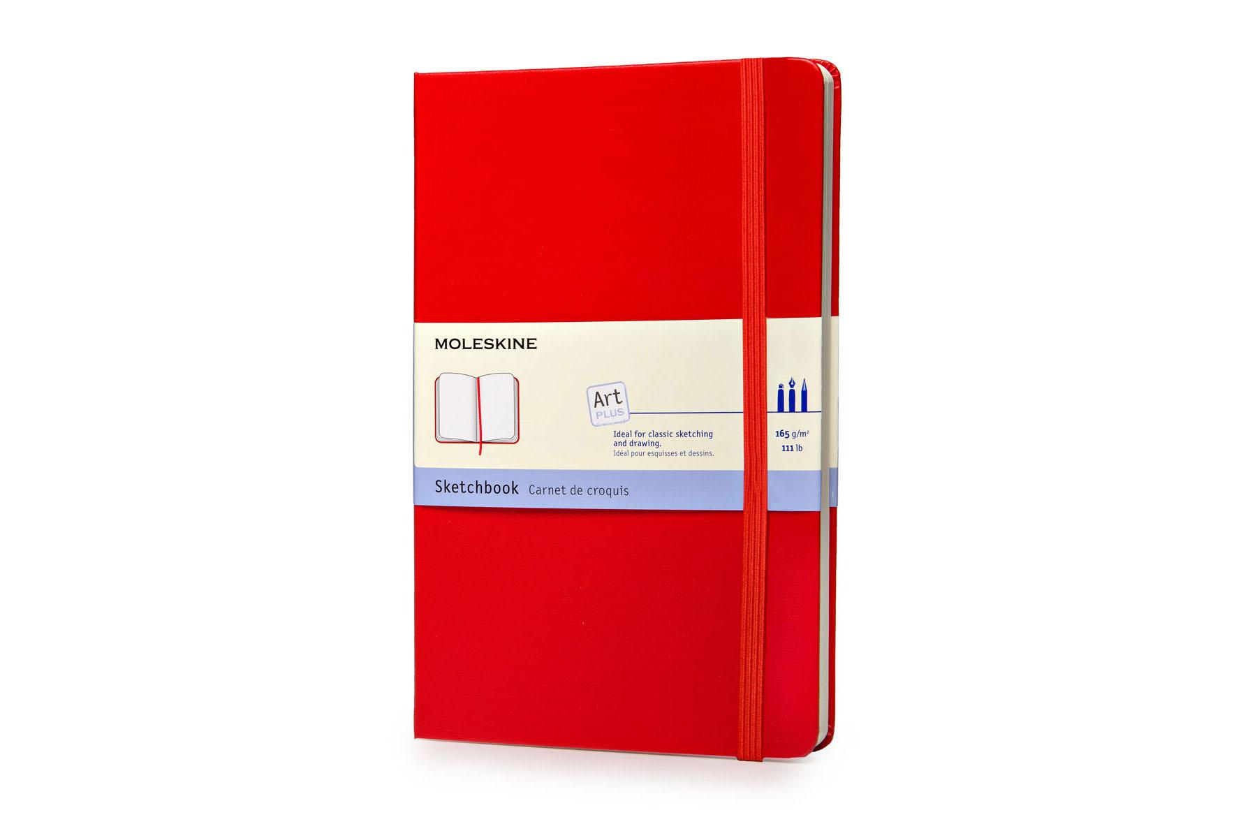 Cover: 9788862930345 | Moleskine Skizzenbuch, L/A5, 165g-Papier, Hard Cover, Rot | Notizbuch