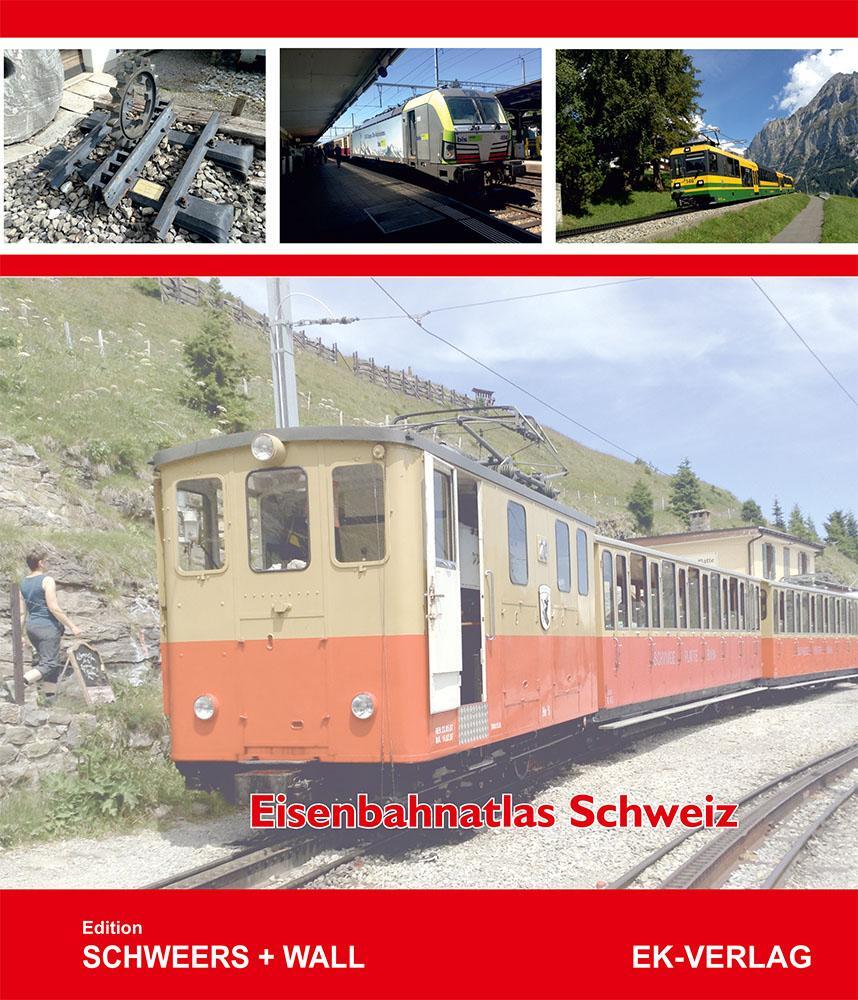 Cover: 9783844664416 | Eisenbahnatlas Schweiz | Edition Schweers + Wall | Henning Wall | Buch