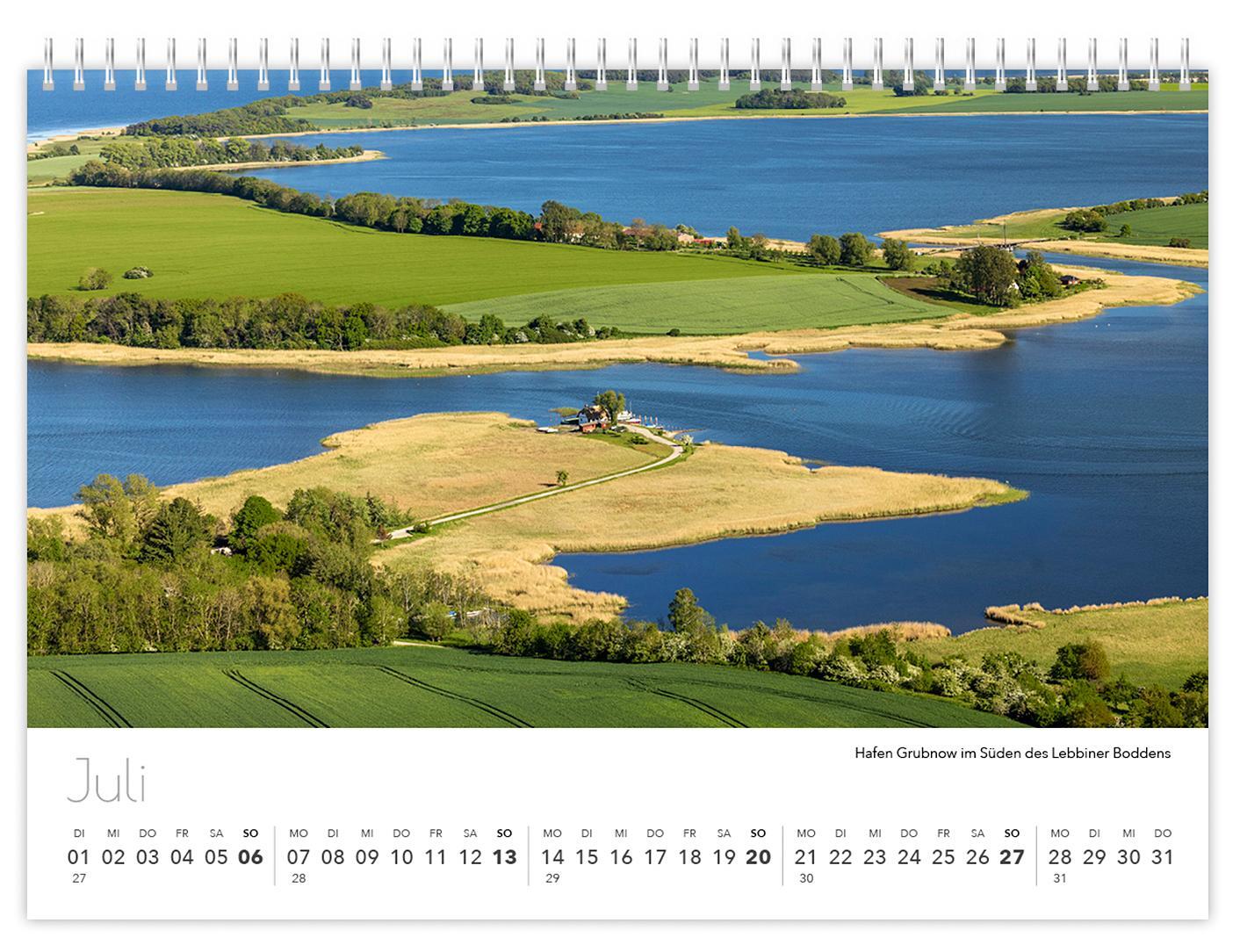 Bild: 9783910680845 | Kalender Rügen Luftaufnahmen kompakt 2025 | K4 Verlag (u. a.) | 2025