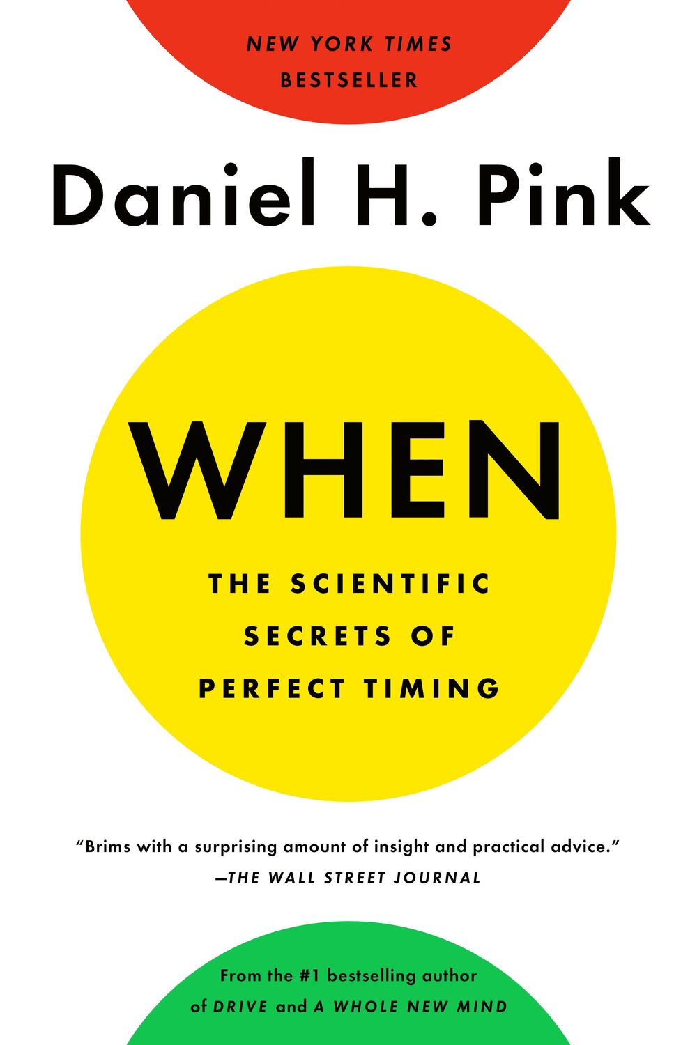Cover: 9780525542780 | When | The Scientific Secrets of Perfect Timing | Daniel H. Pink