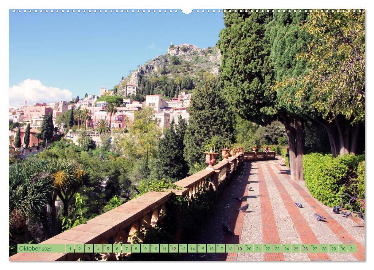 Bild: 9783435586196 | Taormina, die Stadt mit Blick auf den Ätna (Wandkalender 2025 DIN...