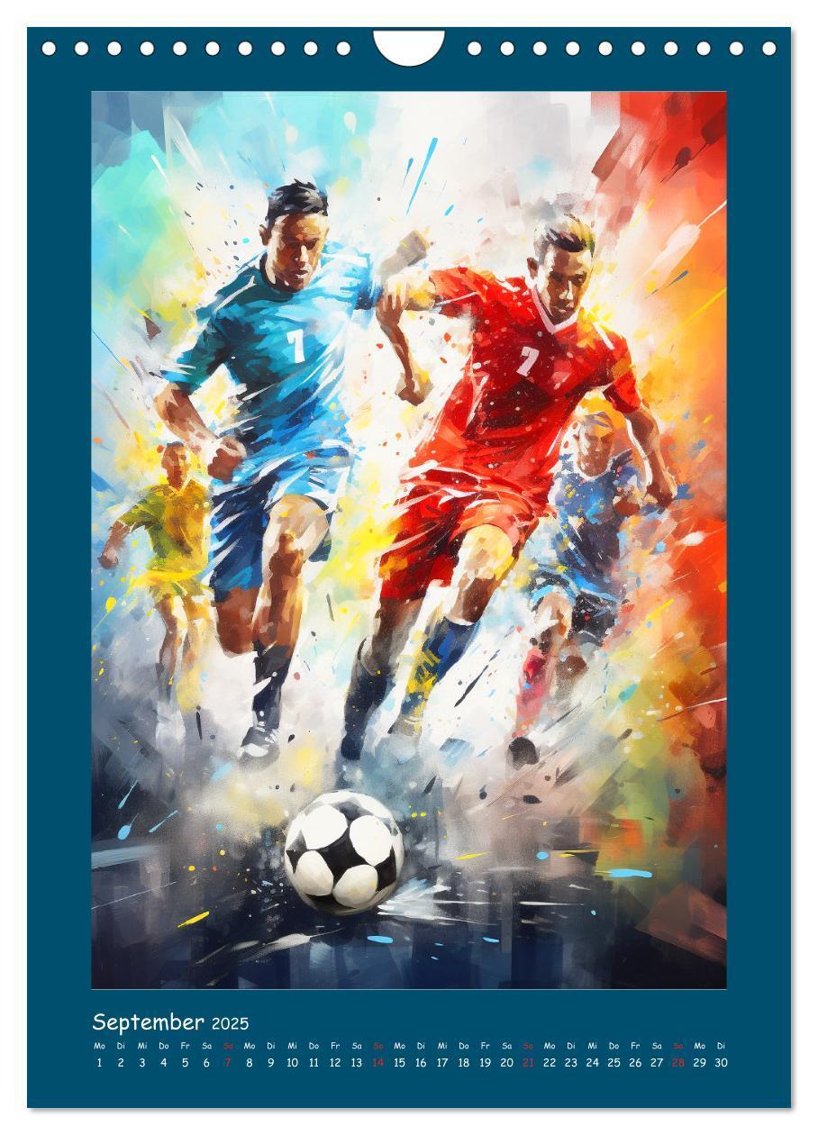 Bild: 9783383806841 | Leidenschaft Fussball. Stadionstimmung im Aquarellstil...